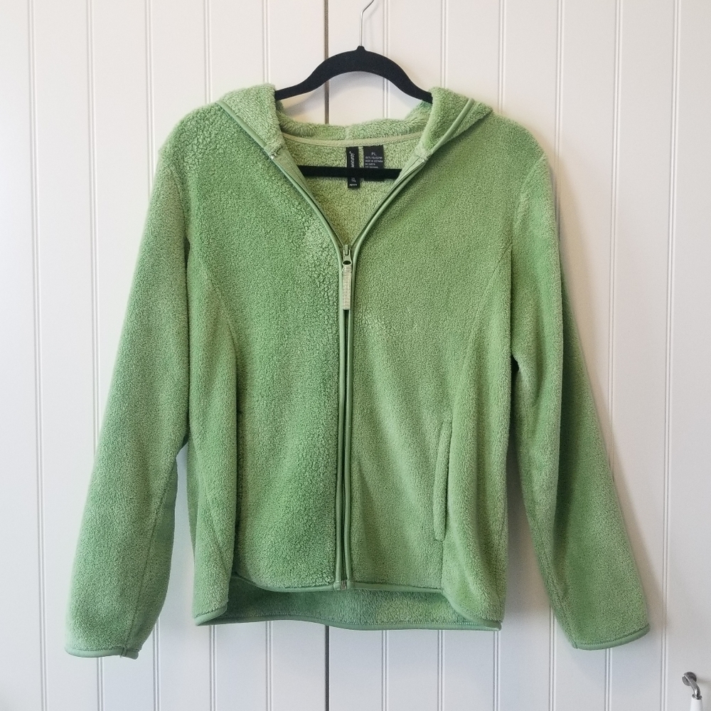 VELOUR Style Track Suit Jacket Zip Up Large